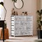 Sorbus Dresser with 8 Drawers - Storage Chest Organizer with Steel Frame, Wood Top, Handles, Fabric Bins